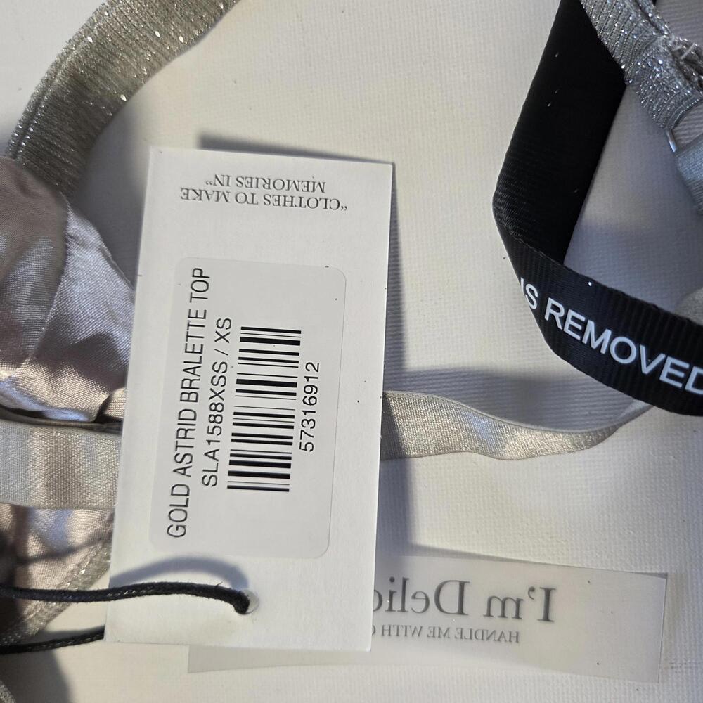 SLA The Label Silver Astrid Bralette - XS - Picture 2 of 6